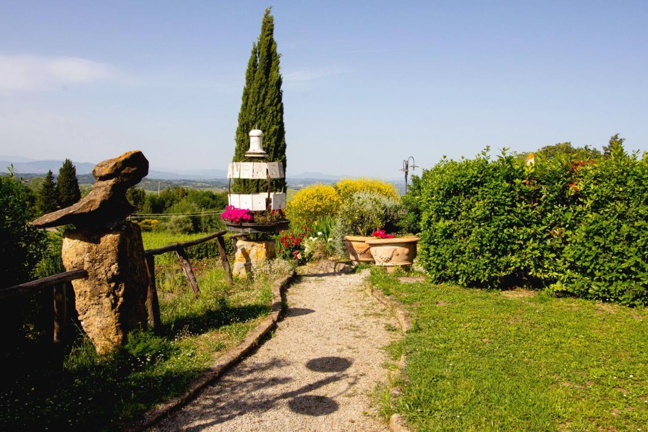 Agriturismo Poggio Pistolese Montaione Exterior foto